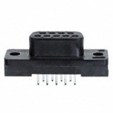 207826-4-D-Sub Connector Receptacle, Female Sockets 9 Position Through Hole Solder 