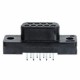 207826-4-D-Sub Connector Receptacle, Female Sockets 9 Position Through Hole Solder 