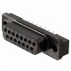 207827-4-D-Sub Connector Receptacle, Female Sockets 15 Position Through Hole Solder