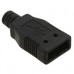 A-USBPA-HOOD-BLK-R-CONN HOOD USB A-MALE BLACK