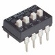 ADE0404 -DIP Switches / SIP Switches SPST 4POS EXT SLIDE T/H DIP SWITCH 